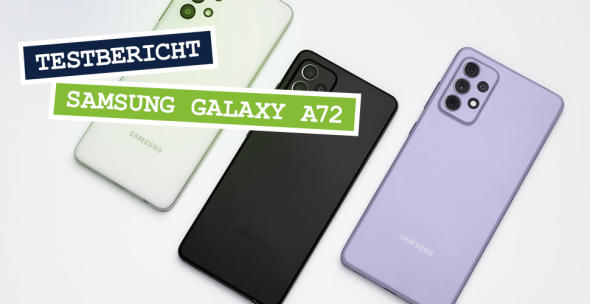 Samsung Galaxy A72 in drei Farben