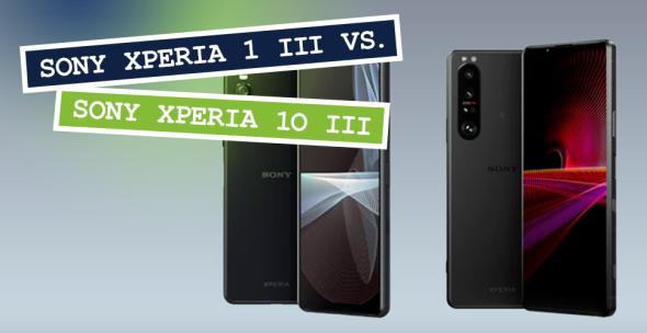 Das Sony Xperia 1 III und 10 III im Vergleich