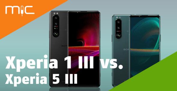 Das Sony Xperia 1 III und Xperia 5 III