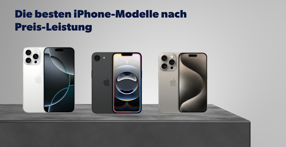 Verschiedene iPhone Modelle, iPhone 16 Pro Max, iPhone 16e, iPhone SE (2022), Vorder-und Rückseite