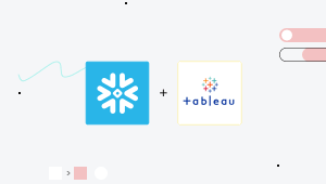 Snowflake and Tableu Integrations.