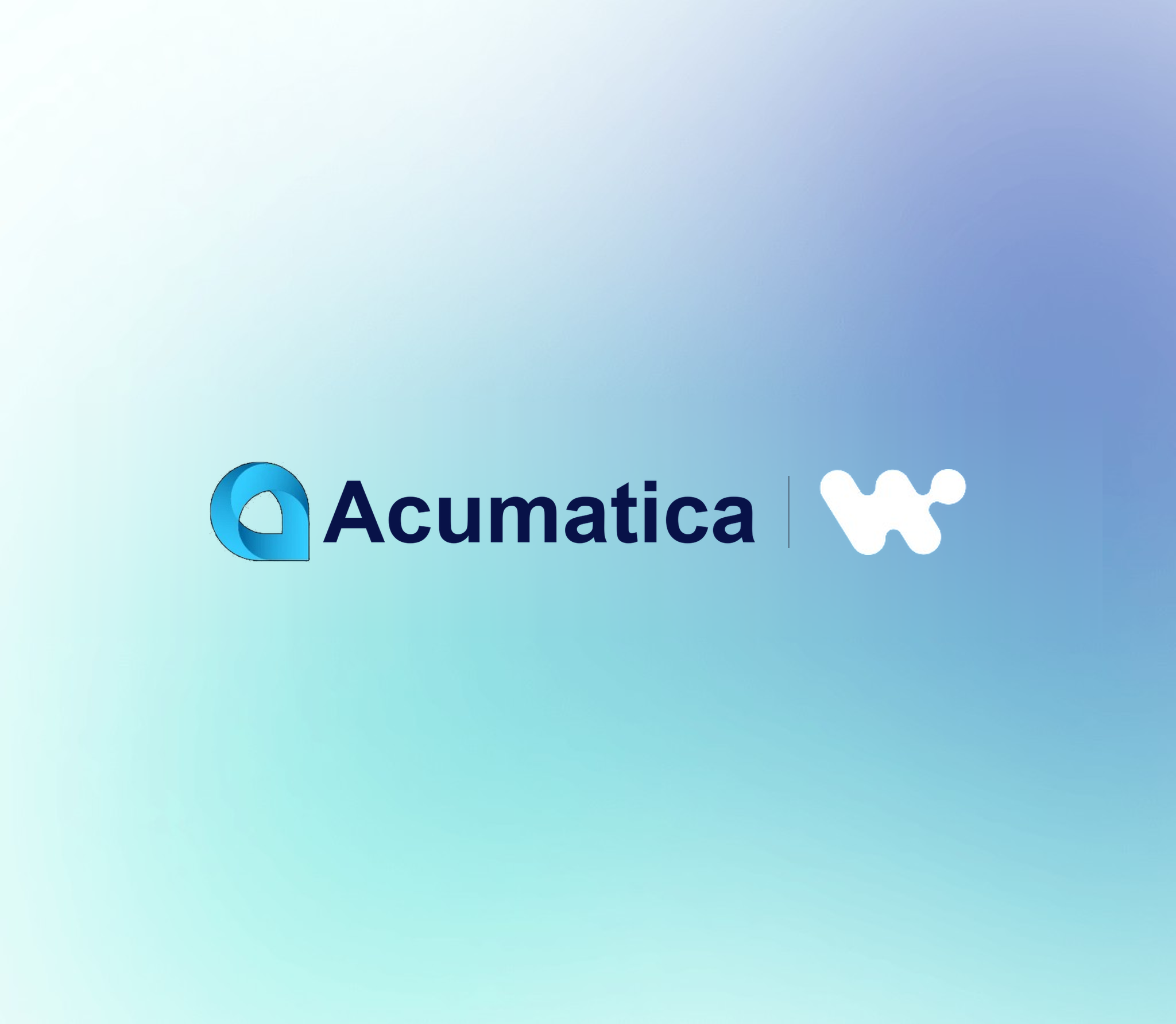 Acumatica logo × Workato hero