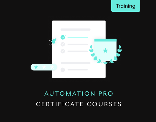 Automation Pro Certificate Courses