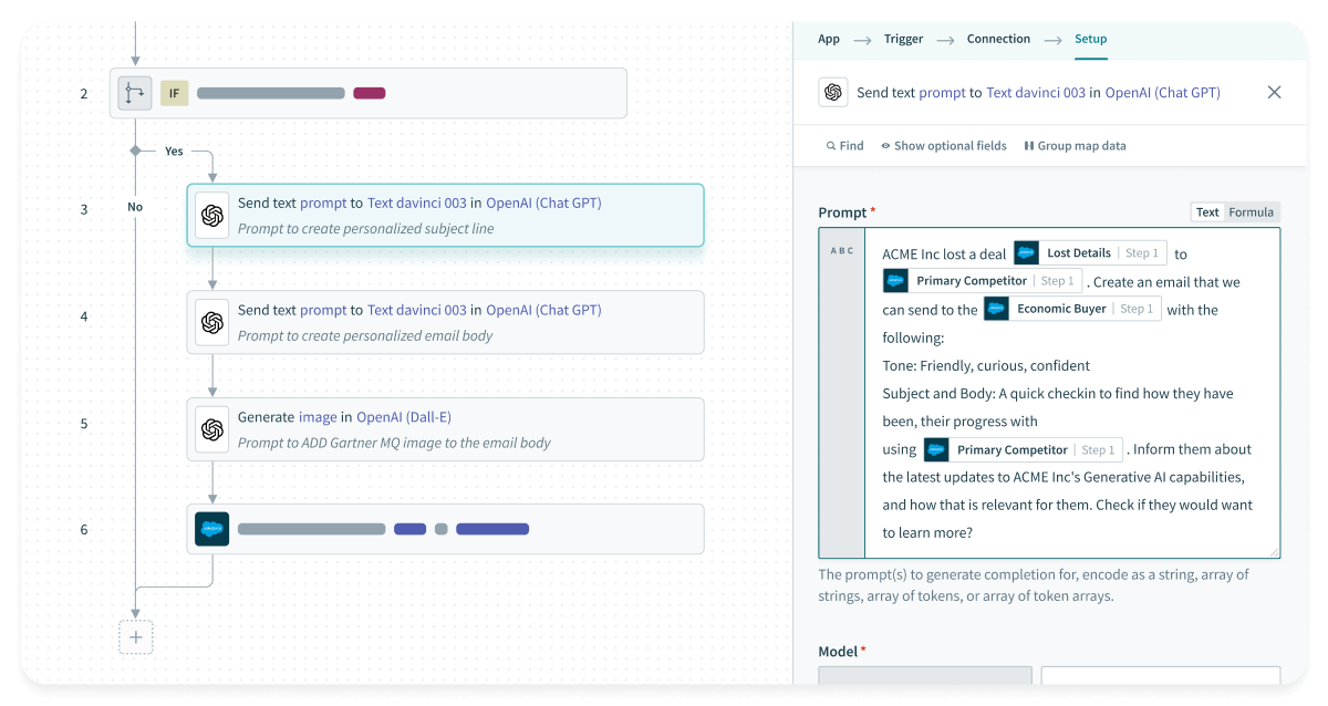 Infuse AI into your business processes  with OpenAI and other AI connectors