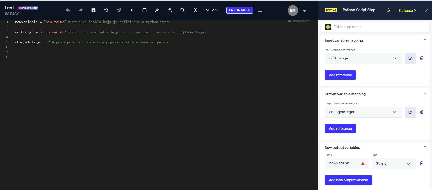 Script support