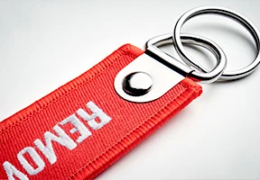 Fabric Keyrings-tag yourChoice midocean
