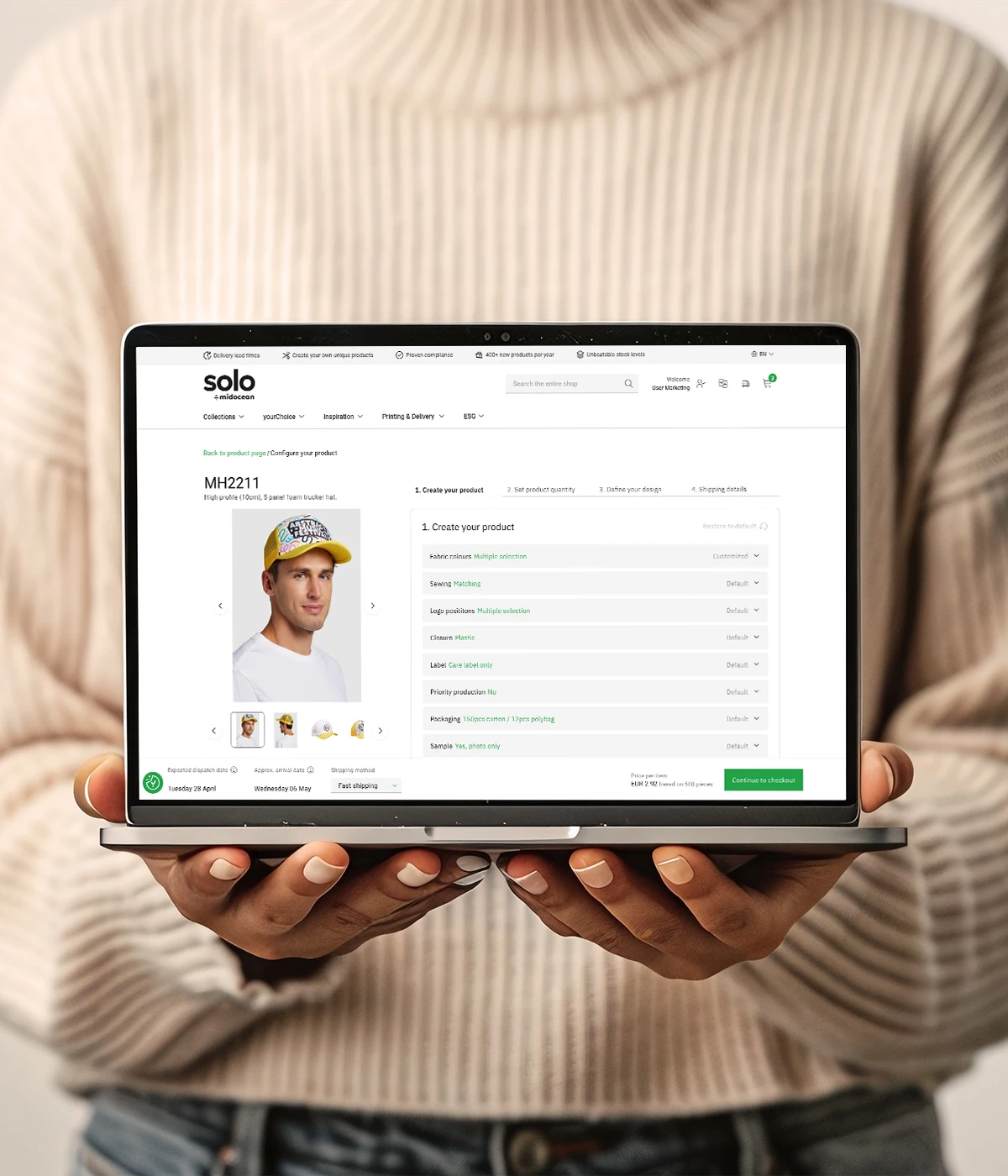 yourProduct Creator step 1