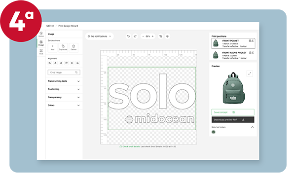 Solo midocean Place your order 4a