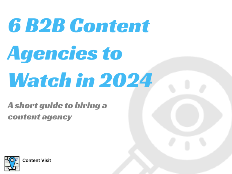 b2b content agencies to watch in 2024