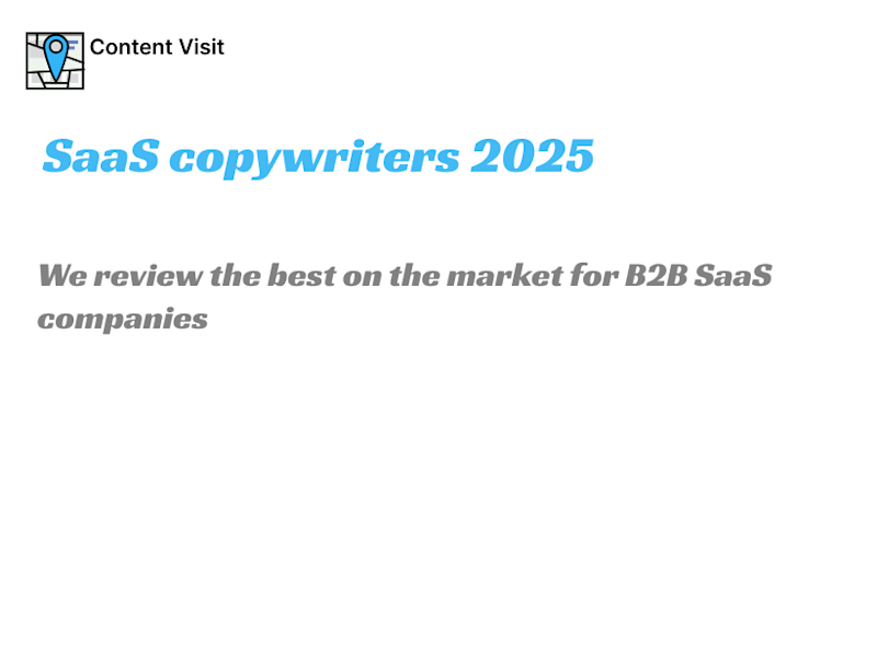 SaaS copywriter list 2025 