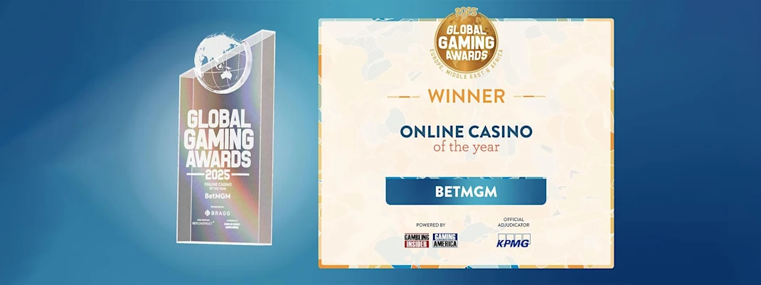 BetMGM is the Online Casino of the Year!