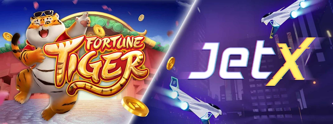 JetX e Fortune Tiger chegaram no Cassino - LeoVegas Brasil