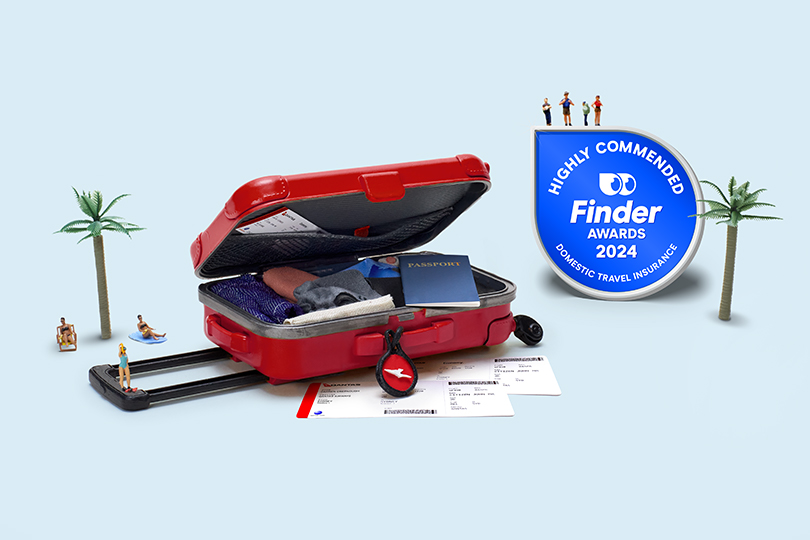 Qantas Australian Travel Insurance receives highly commended at the Finder Travel Insurance Awards 2024