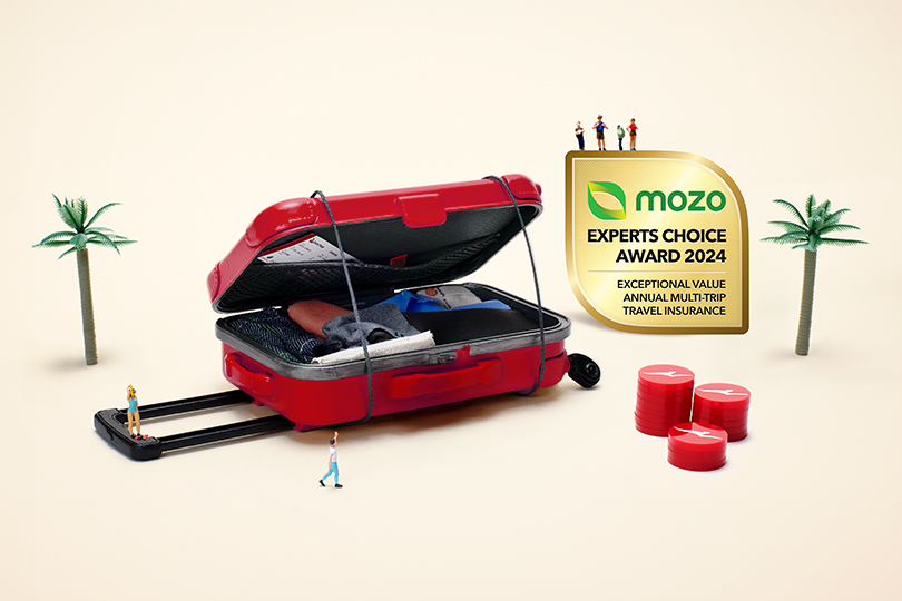 Qantas Travel Insurance wins Mozo Experts Choice Award 2024