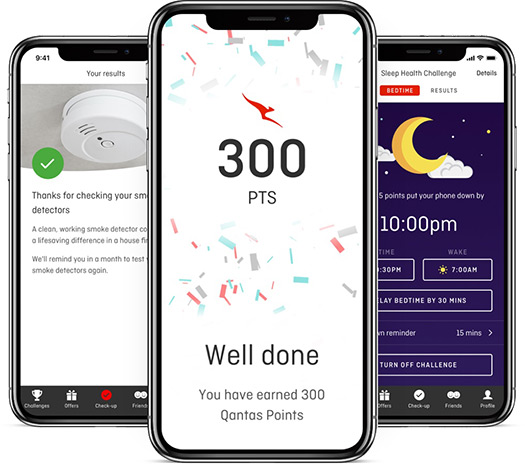 The Qantas Wellbeing App