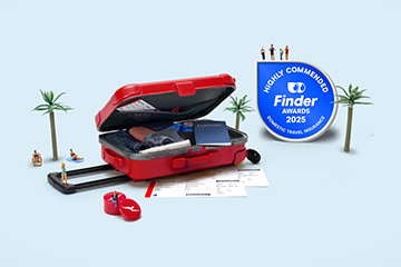 Qantas Australian Travel Insurance “highly commended” at the Finder Travel Insurance Awards 2025