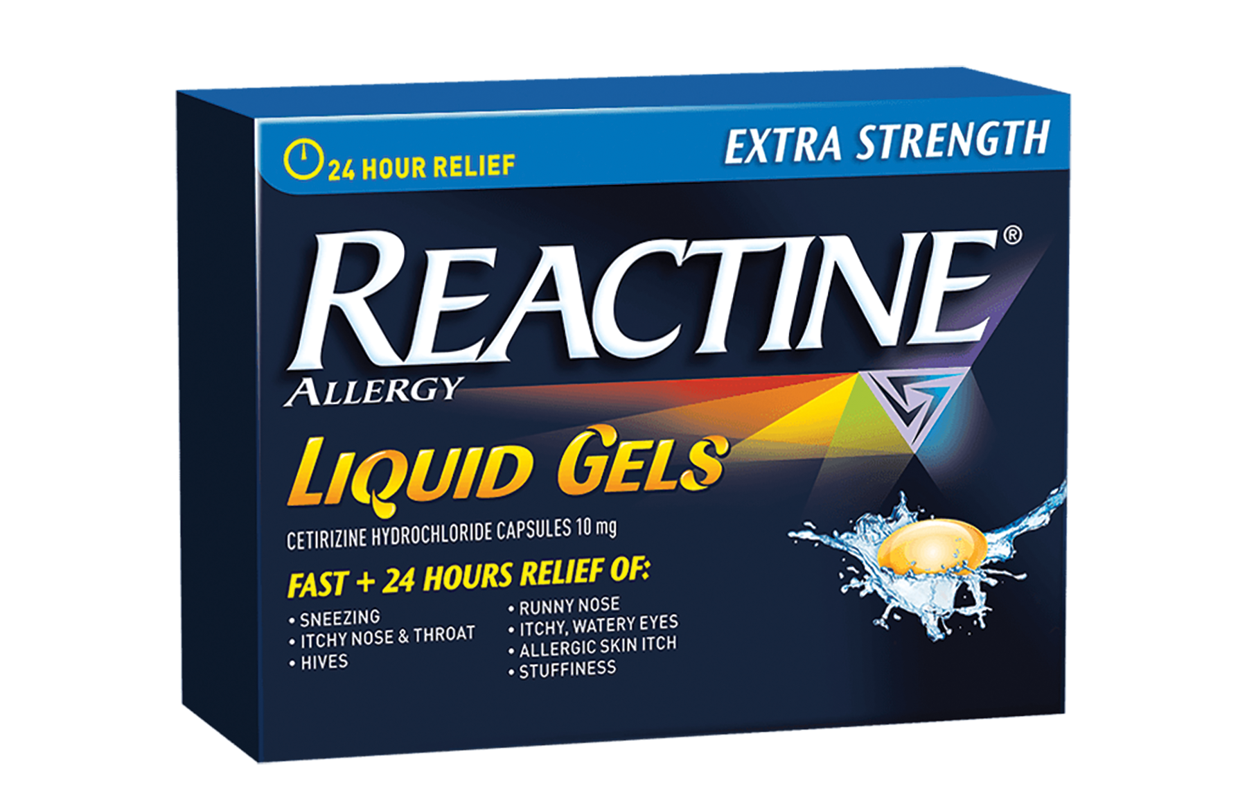 REACTINE® Extra Strength Allergy Liquid Gels 10 mg