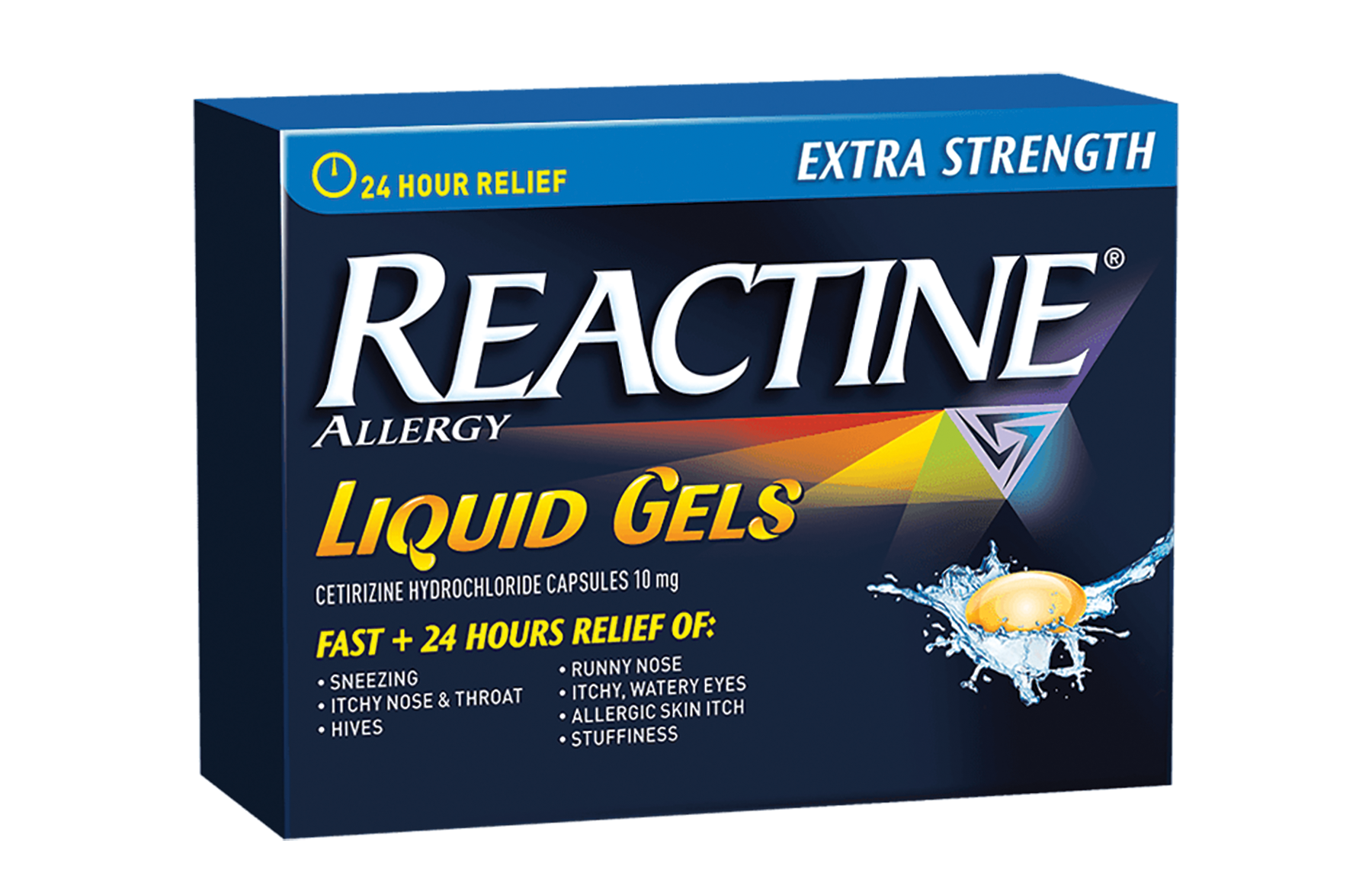 REACTINE® Extra Strength Allergy Liquid Gels 10 mg