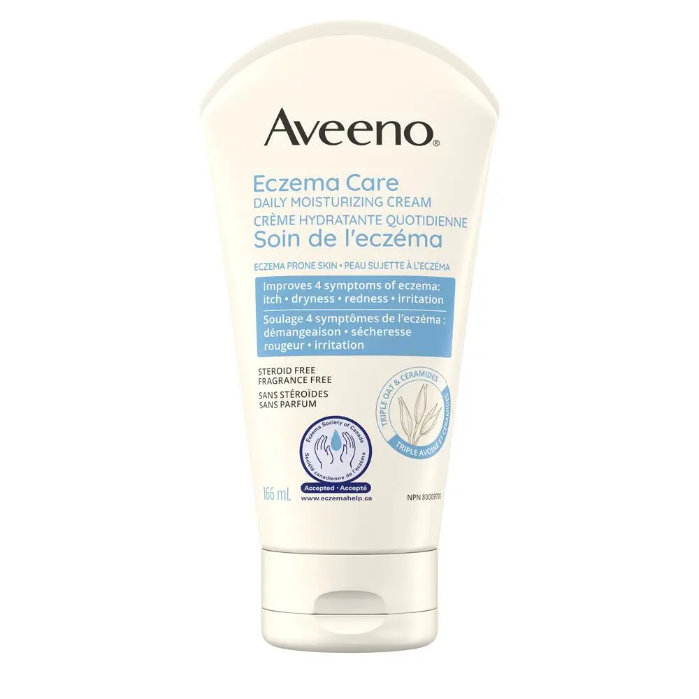 AVEENO® Eczema Care Moisturizing Cream with Soothing Collodial Oatmeal, 166ml squeeze tube