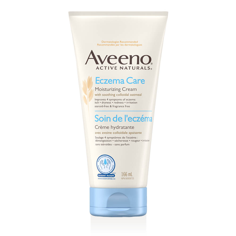 AVEENO® Eczema Care Moisturizing Cream with Soothing Collodial Oatmeal, 166ml squeeze tube