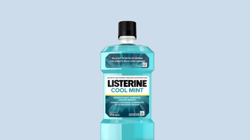 Listerine® Cool Mint® Antiseptic Mouthwash bottle