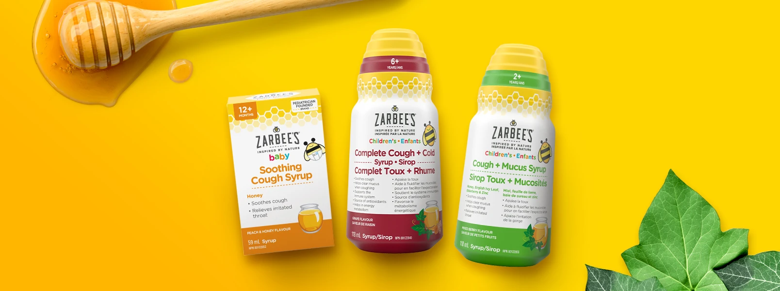 Age Specific Cough and Immunity Solutions Banner