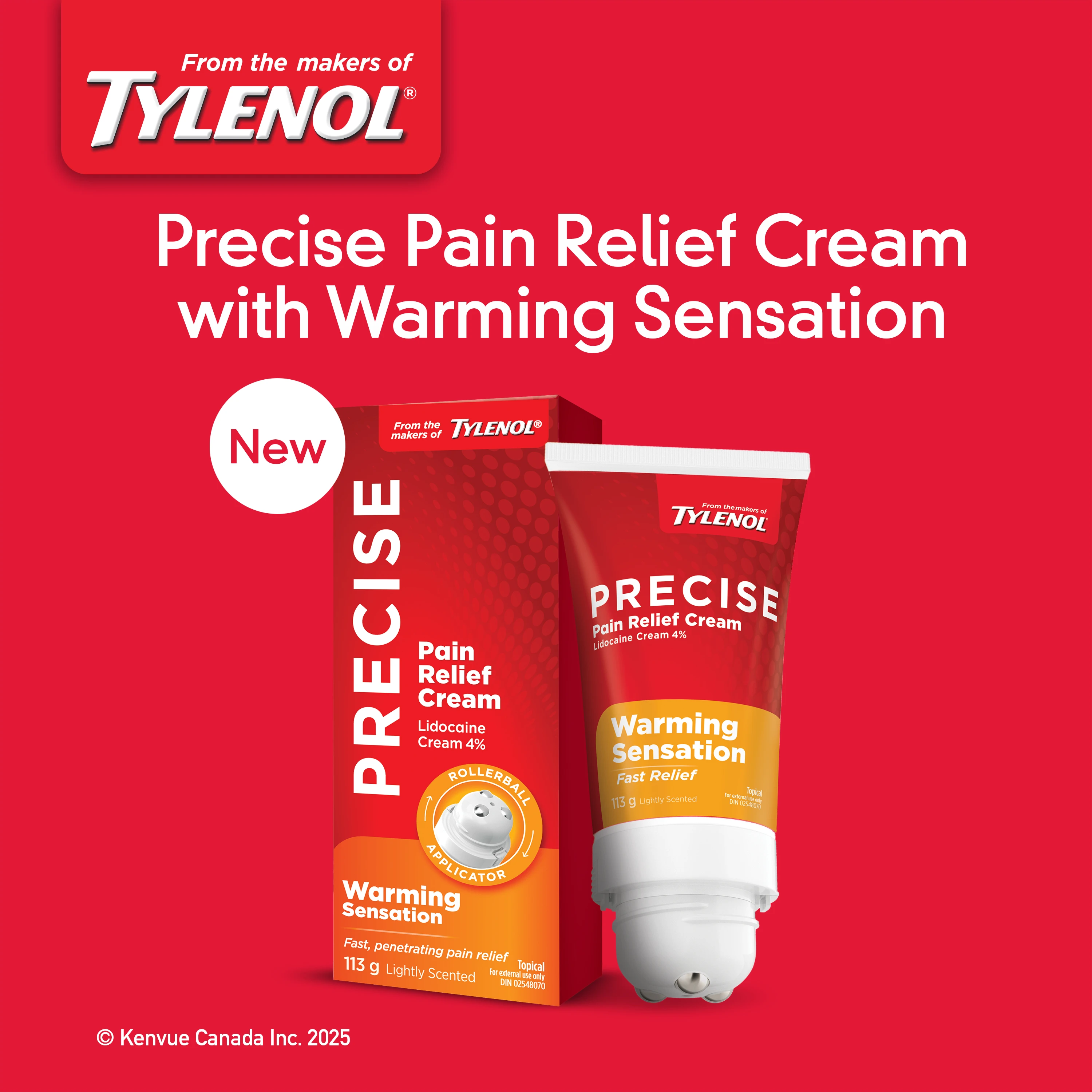 TYLENOL® Precise Pain Relief Cream Warming Sensation - Image