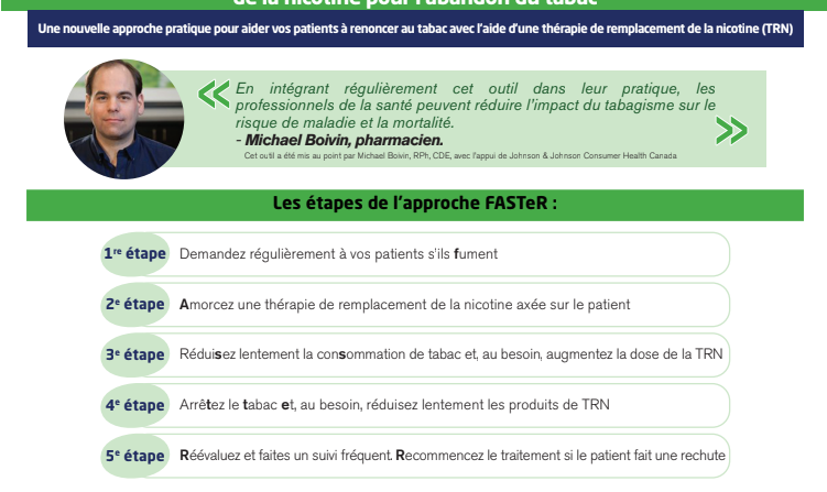 Outil plus rapide pour cessation du tabagisme