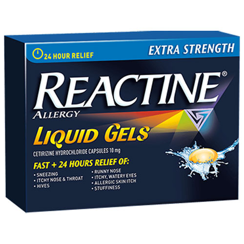 REACTINE® Allergy Liquid Gels 10 mg