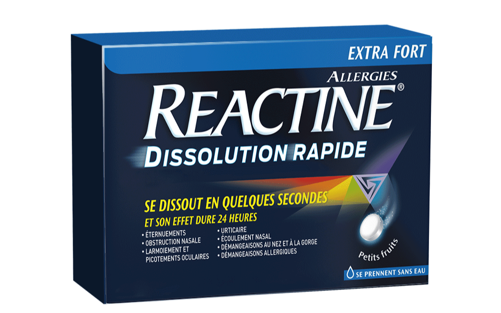 REACTINE® Extra Fort Dissolution Rapide 10 mg