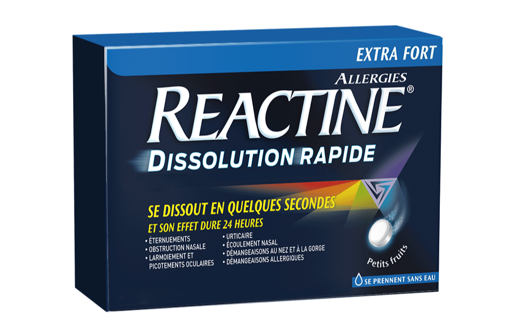 REACTINE® Extra Fort Dissolution Rapide 10 mg
