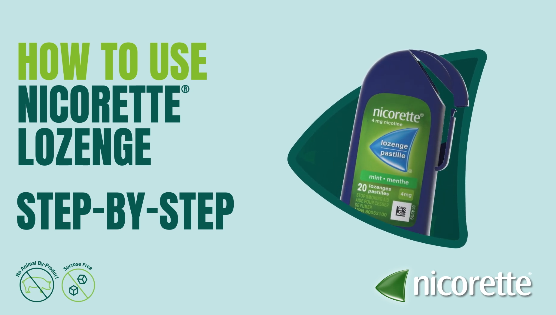 How to use Nicorette® Lozenge