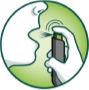 Icon of the people using Nicorette Quickmist spray