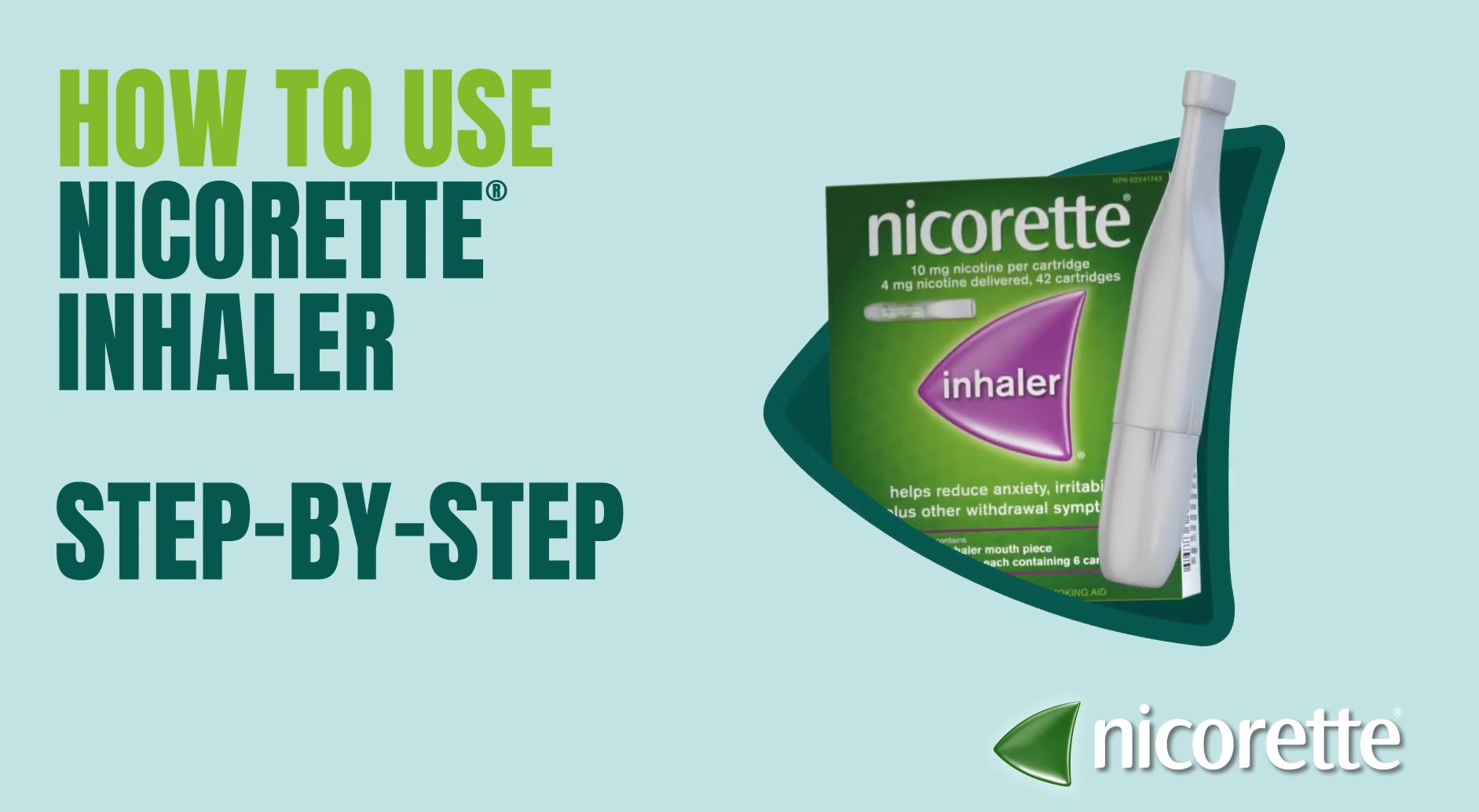  How to use Nicorette® Inhaler