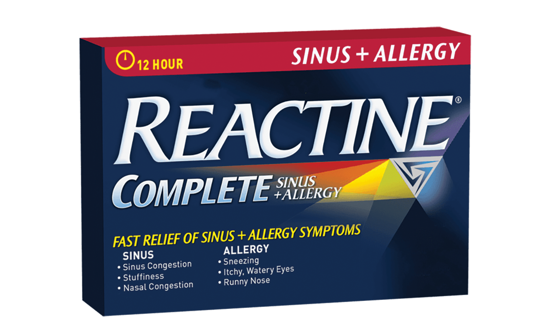 REACTINE® Complete Sinus + Allergy Tablets