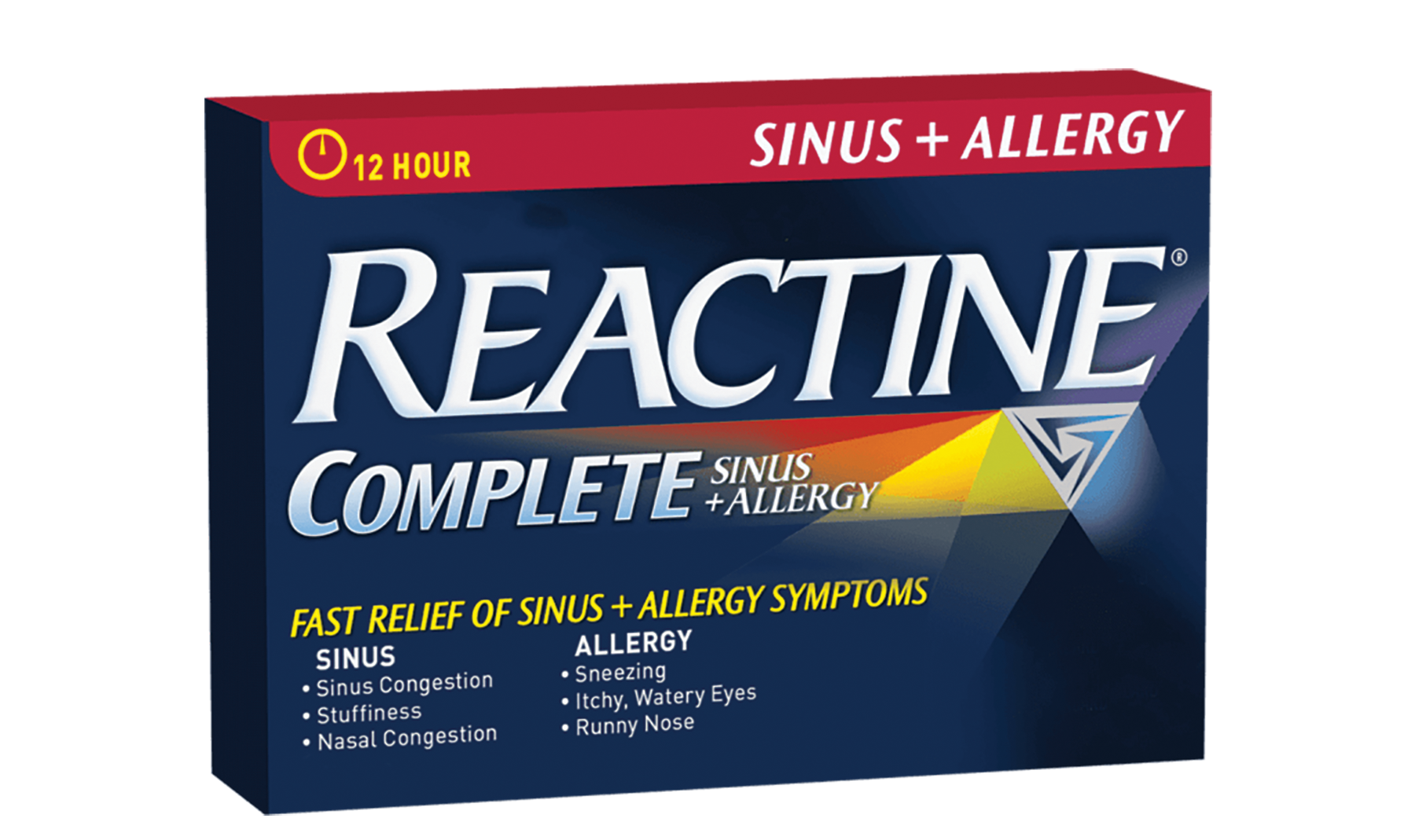 REACTINE® Complete Sinus + Allergy Tablets