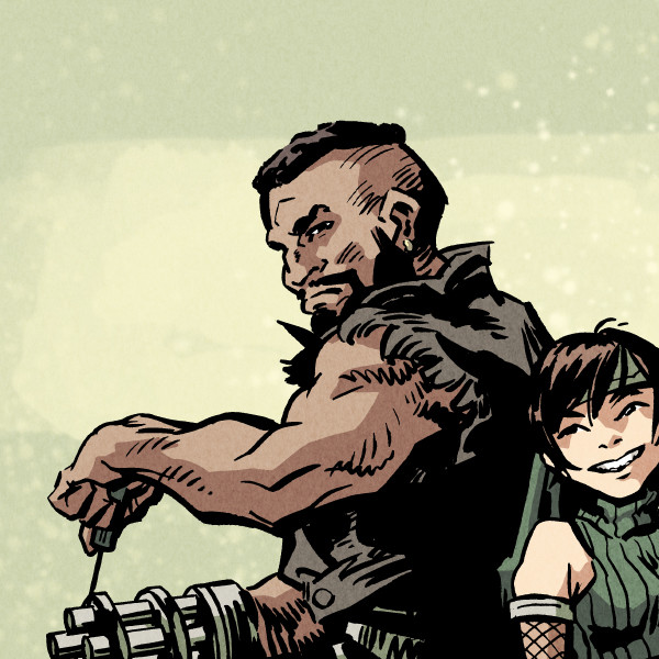Barret and Yuffie