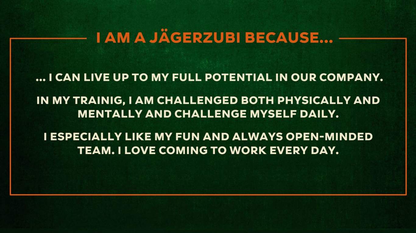 I'm a Jägerzubi Because...