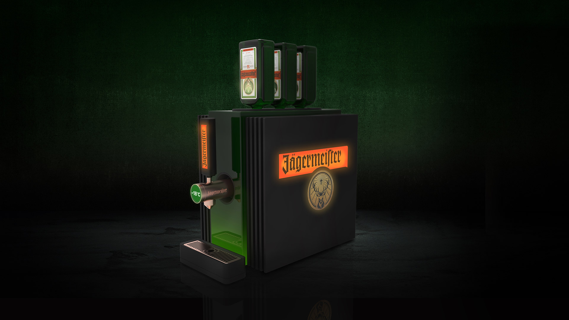 Jägermeister Tap Machine - 3 Bottle