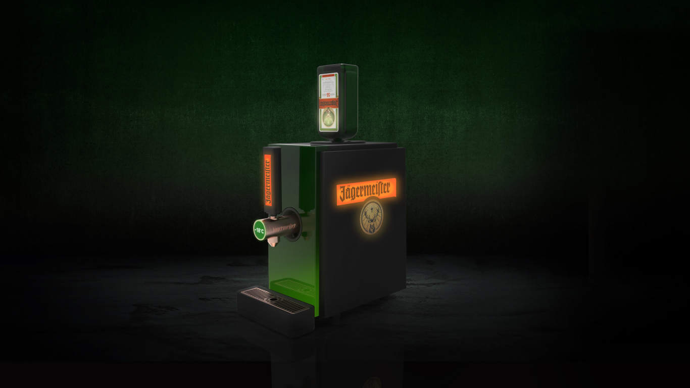 Jägermeister Single Bottle Tap Machine