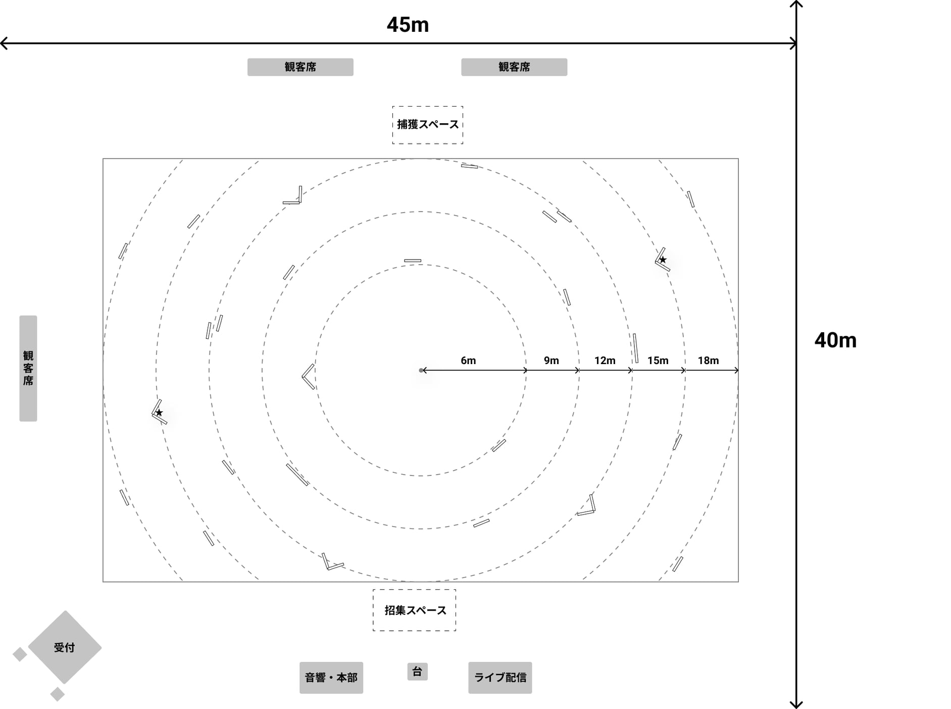 かくれんぼのフィールド図