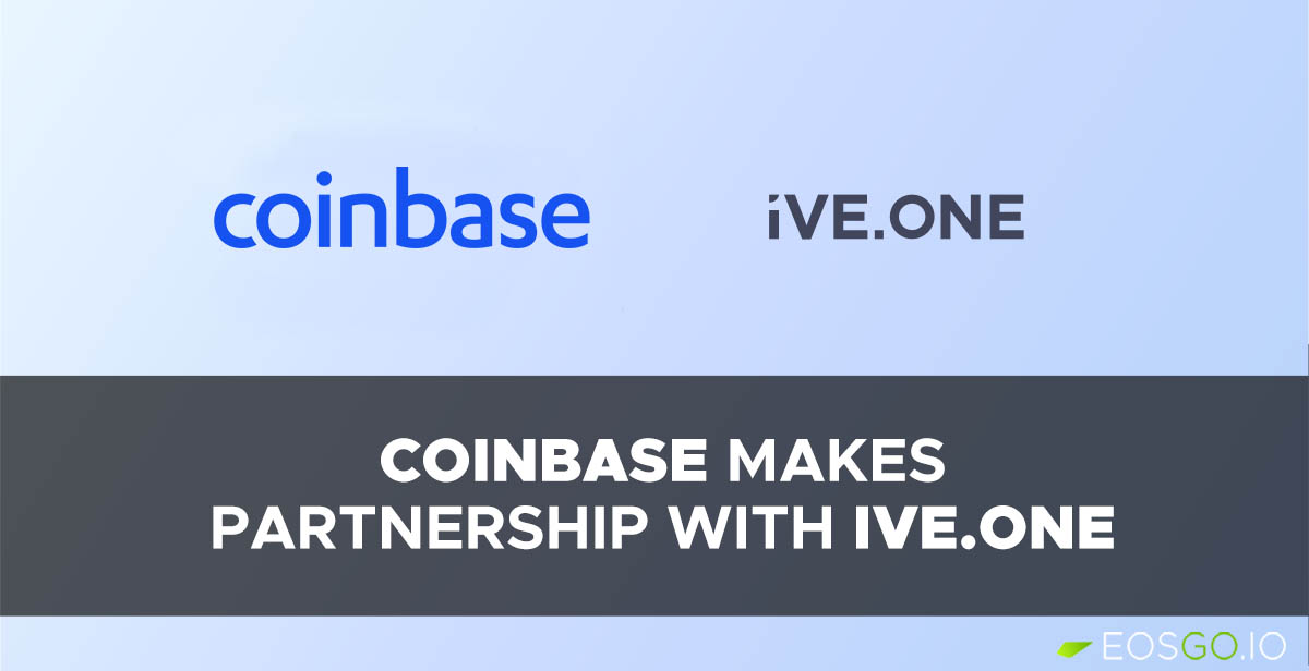 Coinbase makes partnership with iVE.ONE