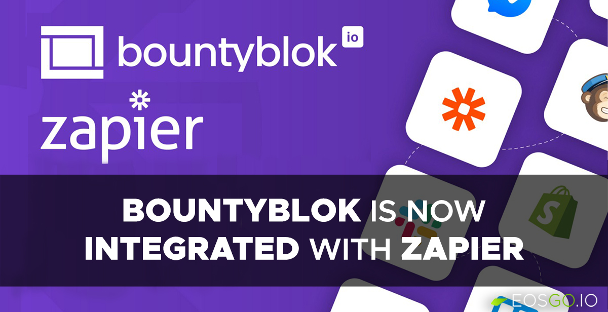 Bountyblok Is Now Integrated With Zapier