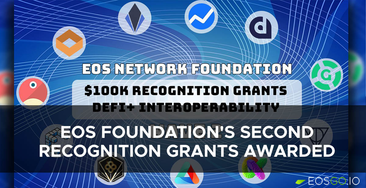 EOS Foundation's Second Recognition Grants Awarded
