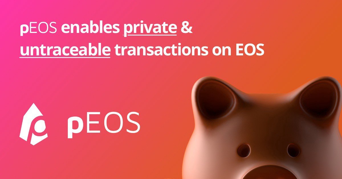 pEOS is launching on the EOS Mainnet in October