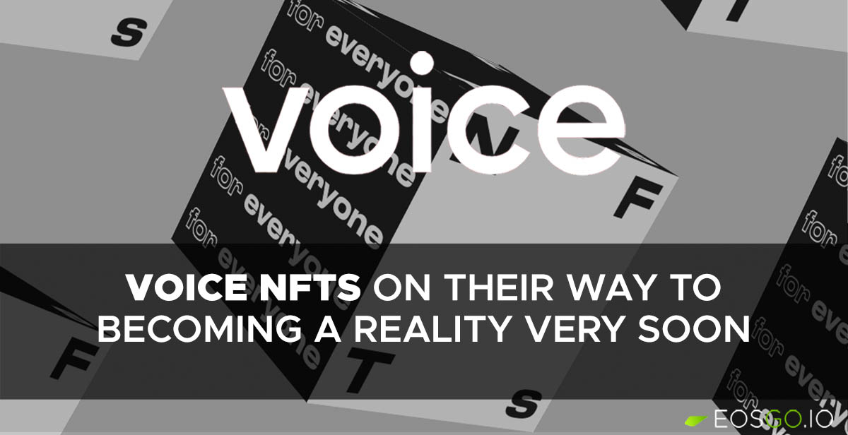 Voice NFTs on their way to becoming a reality very soon