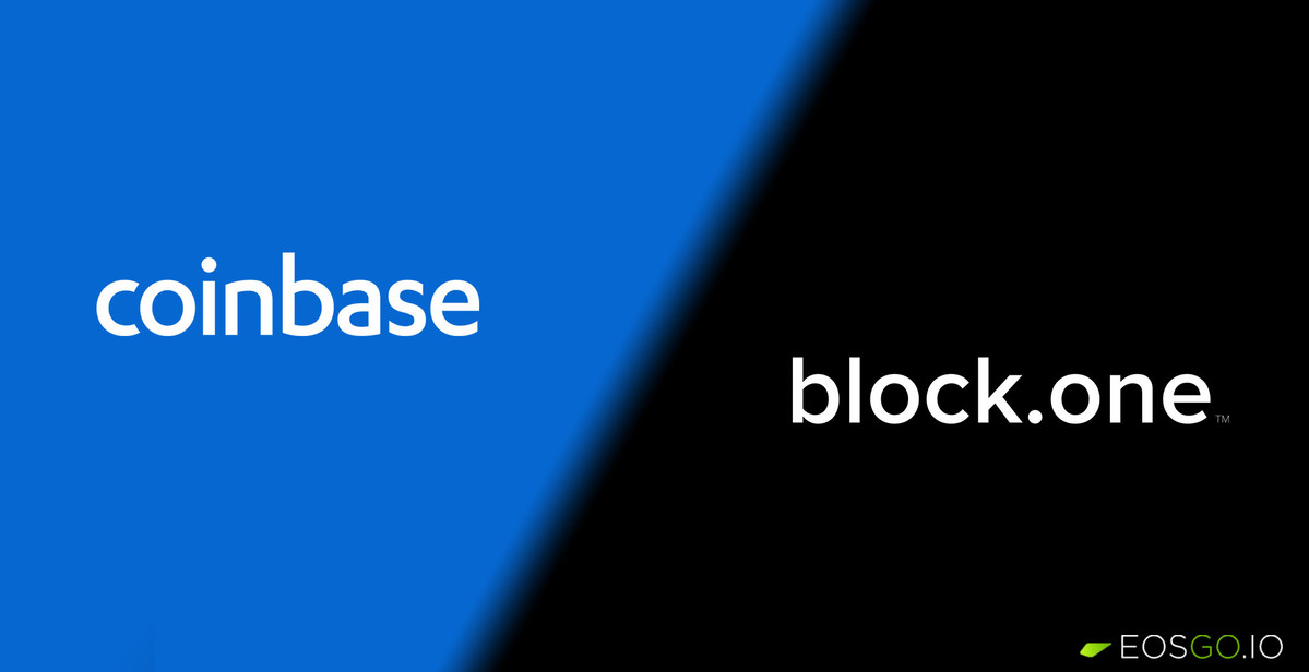 Coinbase suspends EOS withdrawals, Block.One steps in