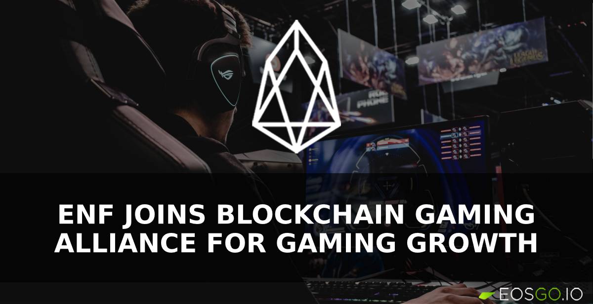 EOS Network Foundation Joins the Blockchain Gaming Alliance for Future Gaming Growth