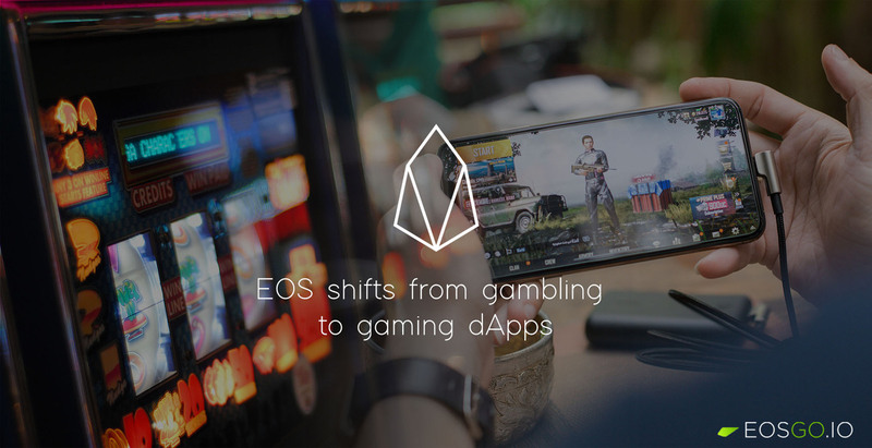 EOS shifts from gambling to gaming dApps