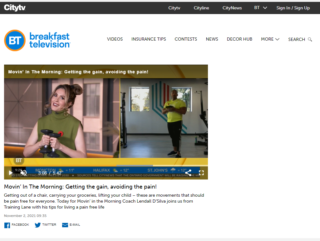 Breakfast Television x Lendall